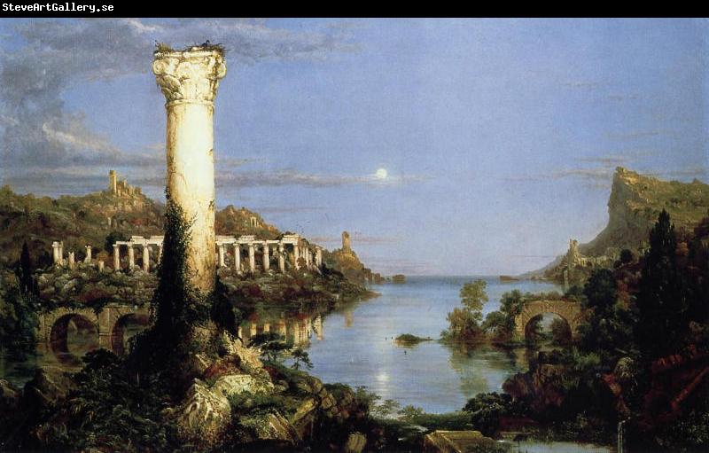 Thomas Cole Course of Empire Desolation